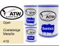 Preview: Opel, Costabeige Metallic, 419: 500ml Lackdose + 500ml Klarlack + 250ml Härter - Set, von ATW Autoteile West.